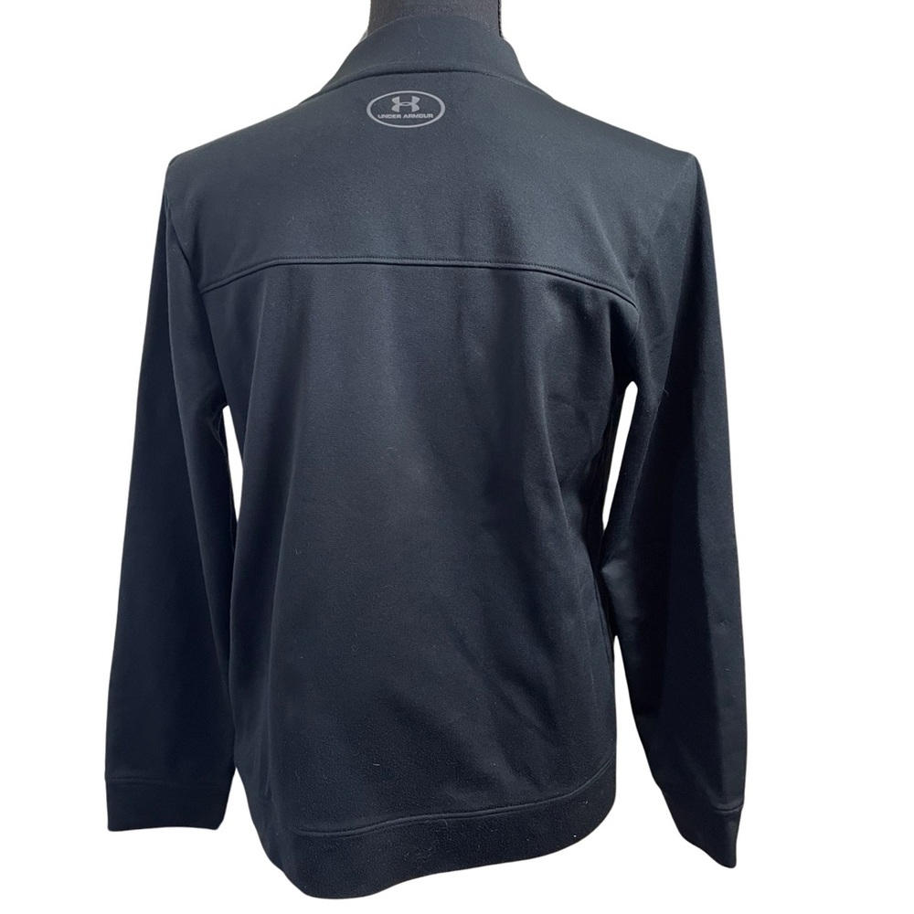 Unisex Under Armor Black Zip Up Athletic Jacket Size: Youth XL - Picture 2 of 9